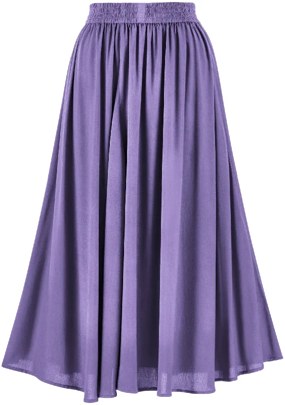 Stretchy mini skirts for flexible movement -Rowan Petticoat Limited Edition Purples