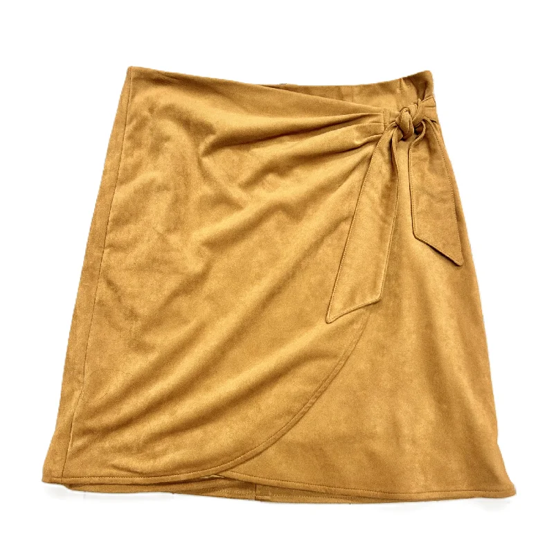 Casual skirts for effortless everyday wear -Skirt Mini & Short By Loft In Brown, Size: 4