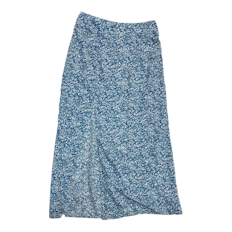 A-line midi skirts for balanced style -Skirt Midi By Shein In Blue, Size: M