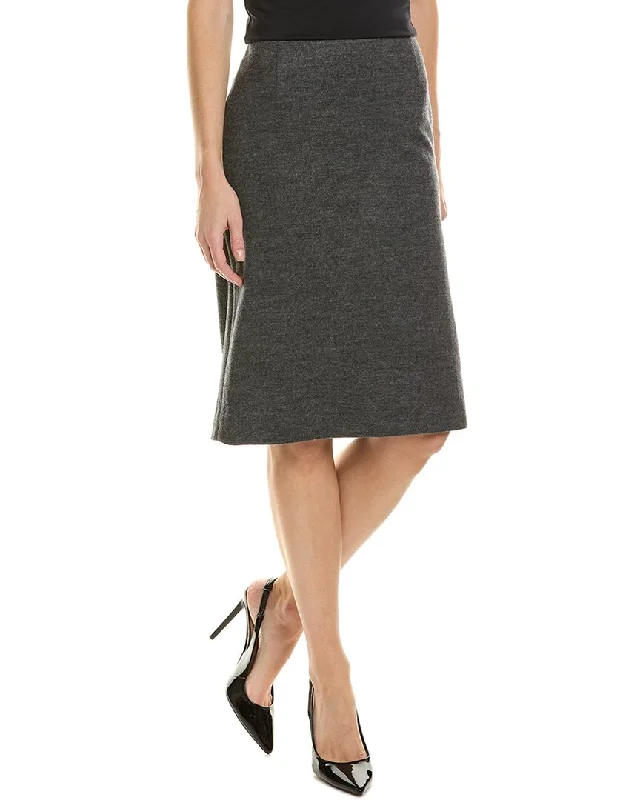 Short bodycon dress for women with figure-flattering fit and trendy look -Vince Cozy Fitted Wool Slip Skirt