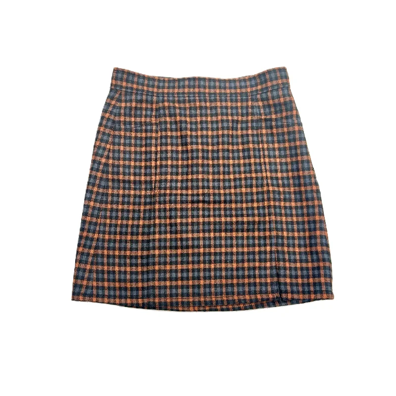 High-waisted mini skirts for retro vibes -Skirt Mini & Short By Loft In Orange, Size: 0