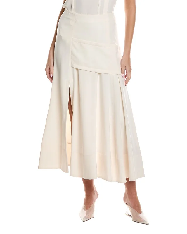 Boho-inspired bodycon dress for women with relaxed fit and stylish look -3.1 Phillip Lim Crepe A-Line Skirt