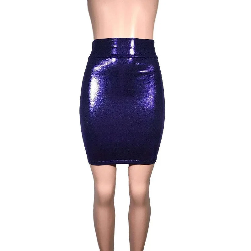 Pencil Skirt - Purple Mystique