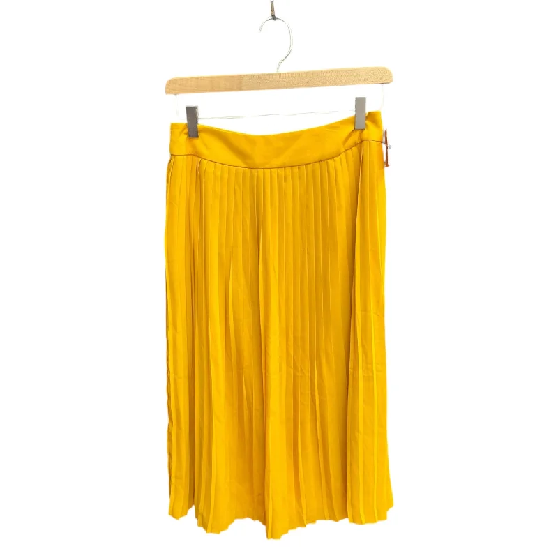 Midi pencil skirts for polished business attire -Skirt Midi By J. Crew In Yellow, Size: Xs