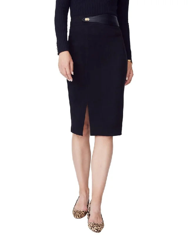 Shift bodycon dress for women with structured fit and flattering shape -J.McLaughlin Rivage Skirt