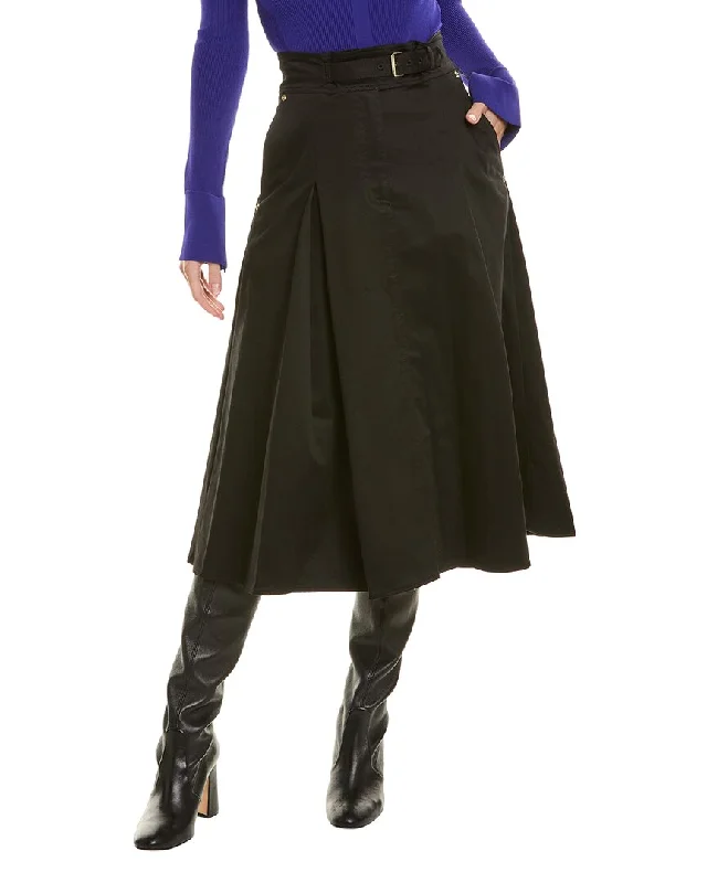 Carolina Herrera High-Waist Pleated Skirt