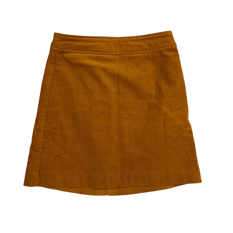 Flowy maxi skirts for breezy summer style -Skirt Mini & Short By J. Crew In Gold, Size: 0