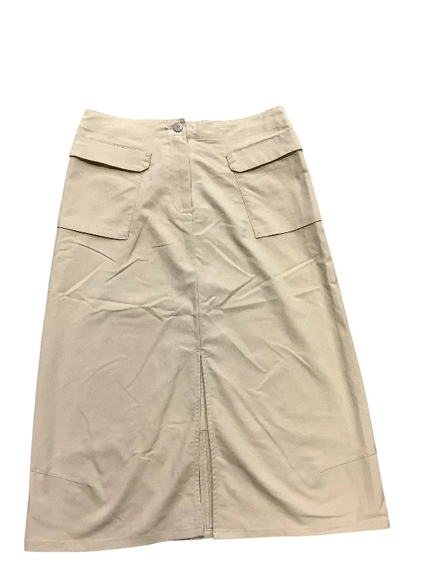 Classic skirts with subtle texture weave -Skirt Midi By Patagonia In Tan, Size: 8