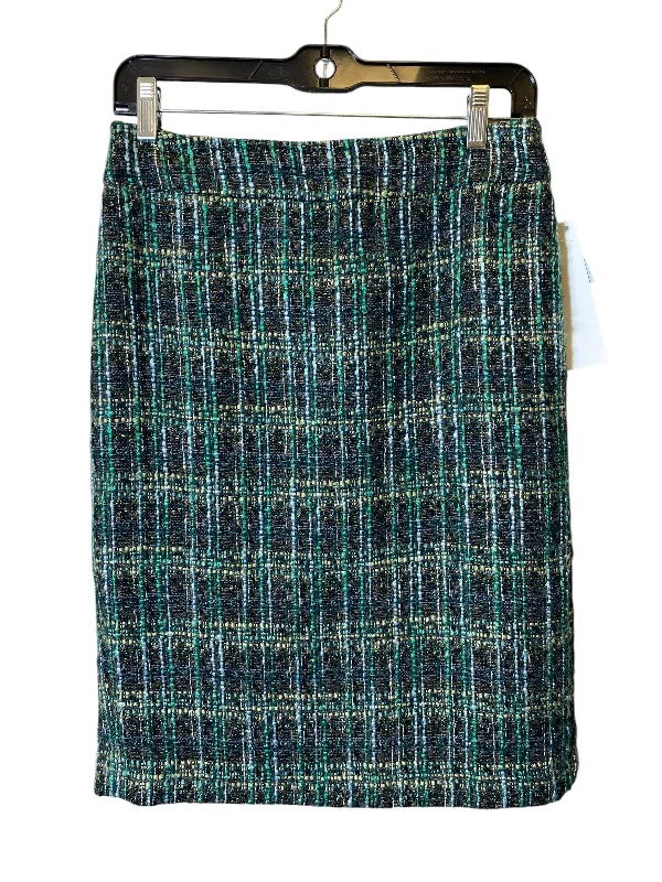 High-waisted pencil skirts for professional office wear -Skirt Mini & Short By Ann Taylor In Green, Size: 4