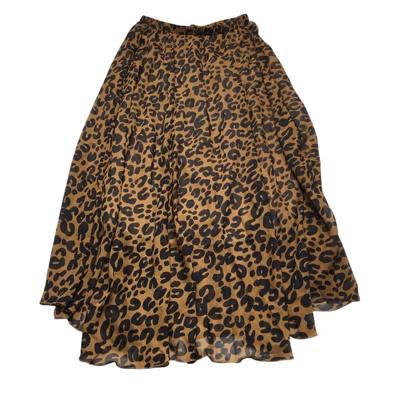 Midi pencil skirts for polished business attire -Skirt Maxi By Clothes Mentor In Animal Print, Size: S