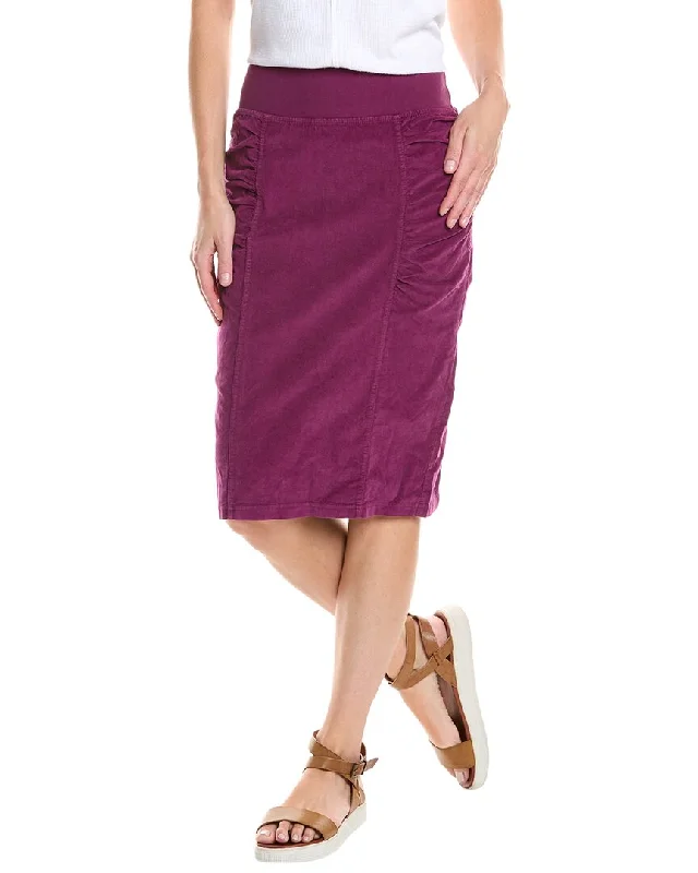 Ribbed bodycon dress for women with textured fabric and casual elegance -XCVI Mickey Skirt