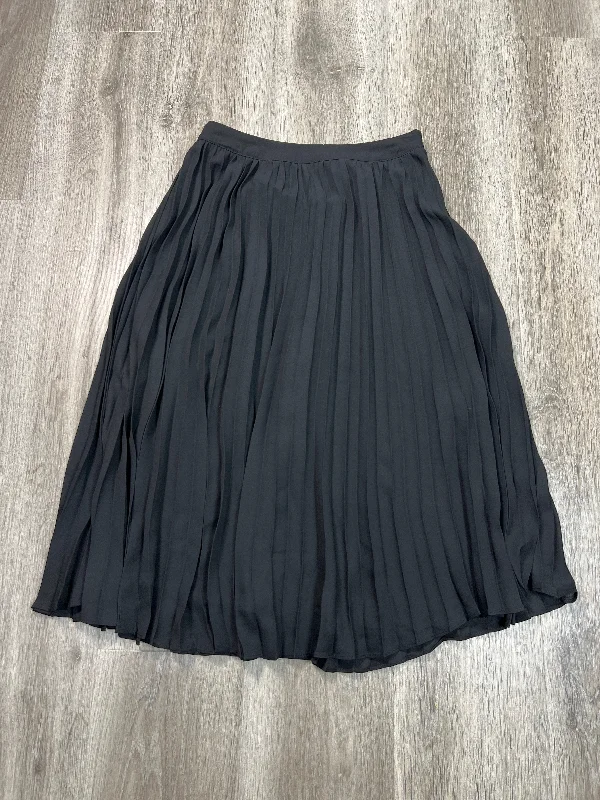 Casual cotton skirts for laid-back days -Skirt Midi By Timing In Black, Size: S