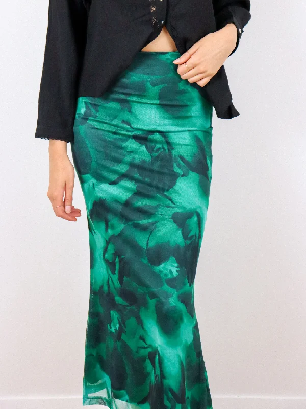 Ruffled skirts for feminine playful charm -BOTTLE VENICE MIDI SKIRT