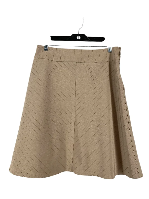 Stretchy skirts for all-body inclusivity -Skirt Mini & Short By Necessary Objects In Tan, Size: M