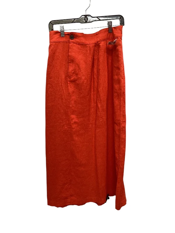 A-line skirts for flattering timeless silhouettes -Skirt Maxi By A New Day In Orange, Size: Xxl