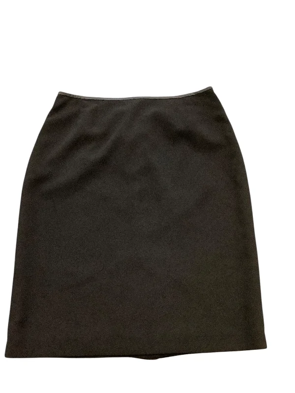 Trendy skirts with asymmetrical hem lines -Skirt Mini & Short By Kasper In Black, Size: 12p