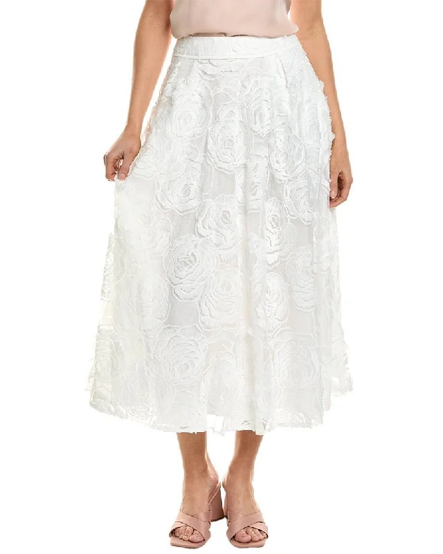 Short-sleeve bodycon dress for women with modern cut and comfortable fit -Ted Baker Lace Midi Skirt