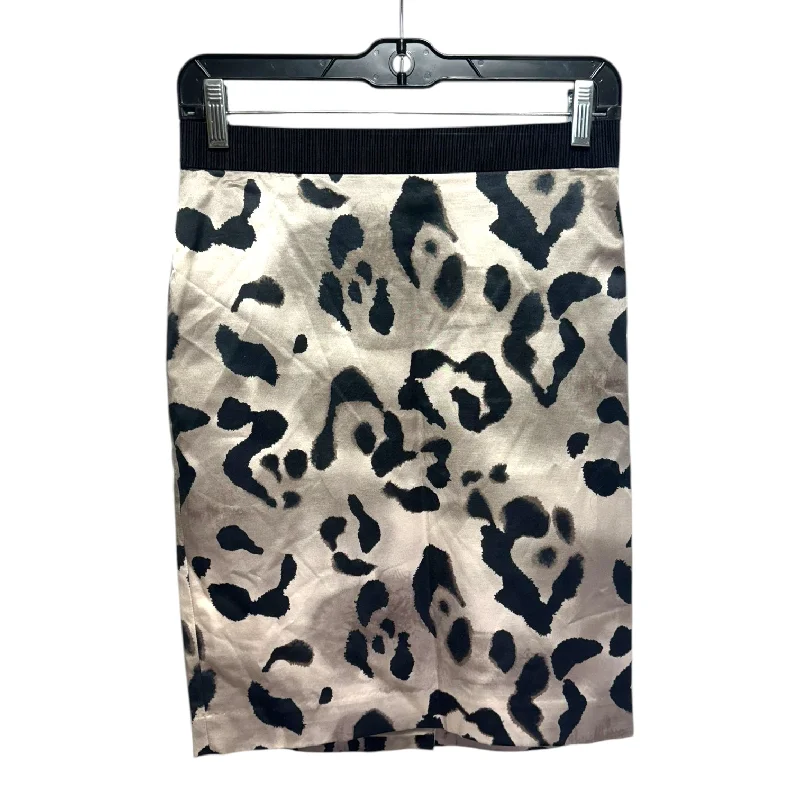 Patterned skirts for artistic standout appeal -Skirt Midi By Ann Taylor In Animal Print, Size: 2p