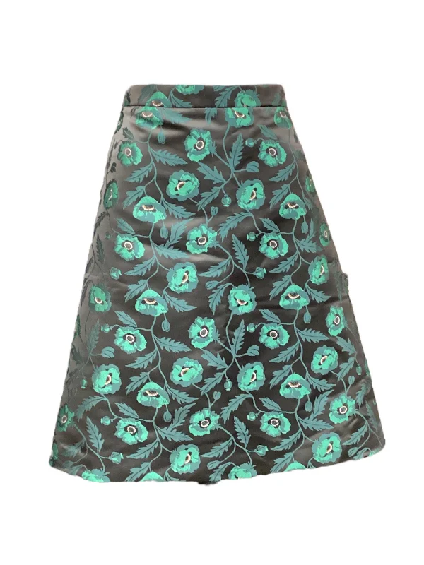 A-line mini skirts for fun flirty looks -Skirt Midi By J. Crew In Floral Print, Size: 16