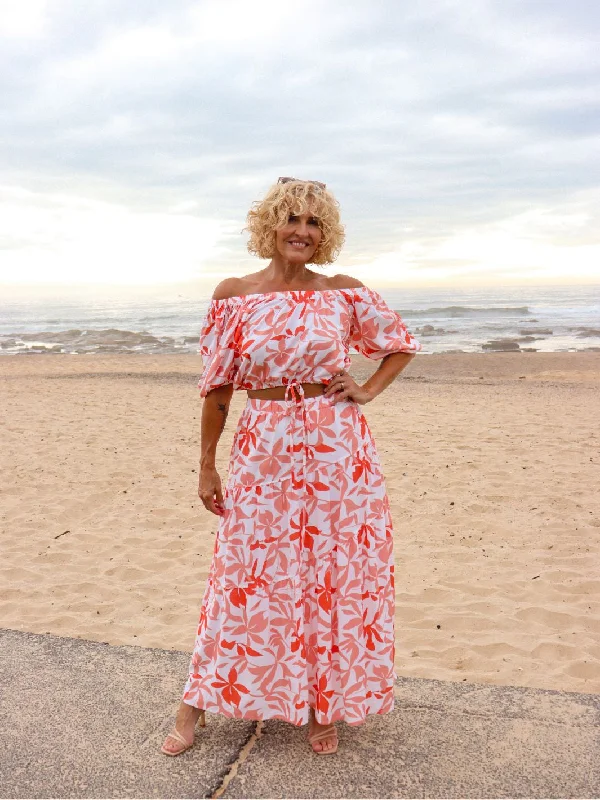 Classic skirts with simple clean lines -CORAL MAXI SKIRT